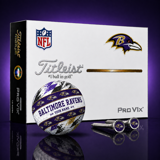 Titleist X Premium NFL BAL PERSONALIZED GOLF BALL LIMITED EDITION