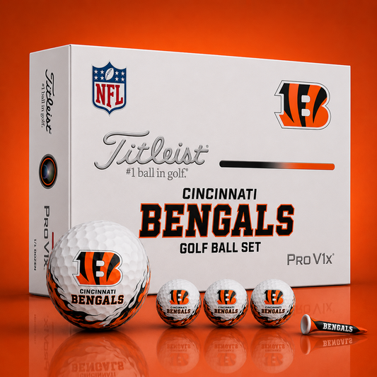 Titleist X Premium NFL CIN PERSONALIZED GOLF BALL LIMITED EDITION 2408 V2