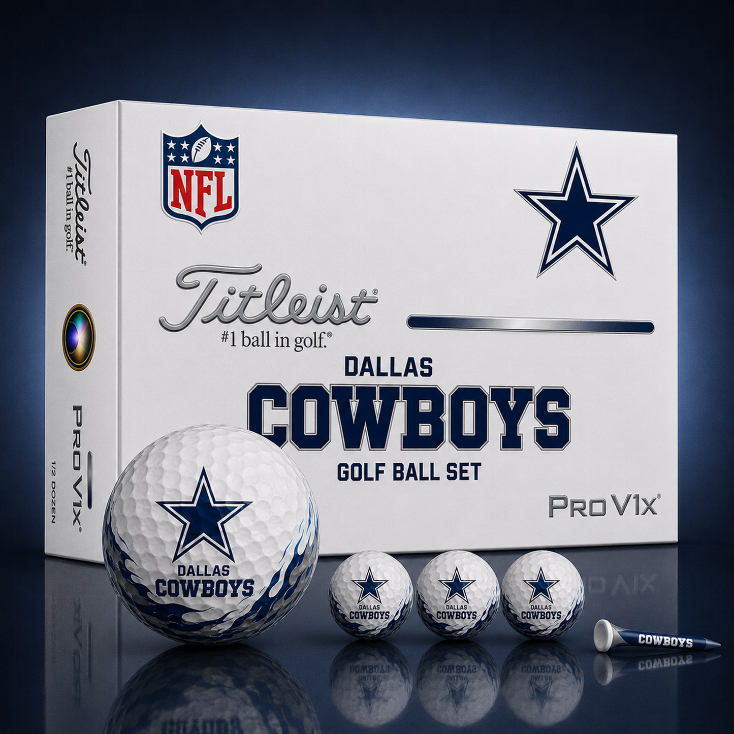 Titleist X Premium NFL DAL PERSONALIZED GOLF BALL LIMITED EDITION 2408 V2