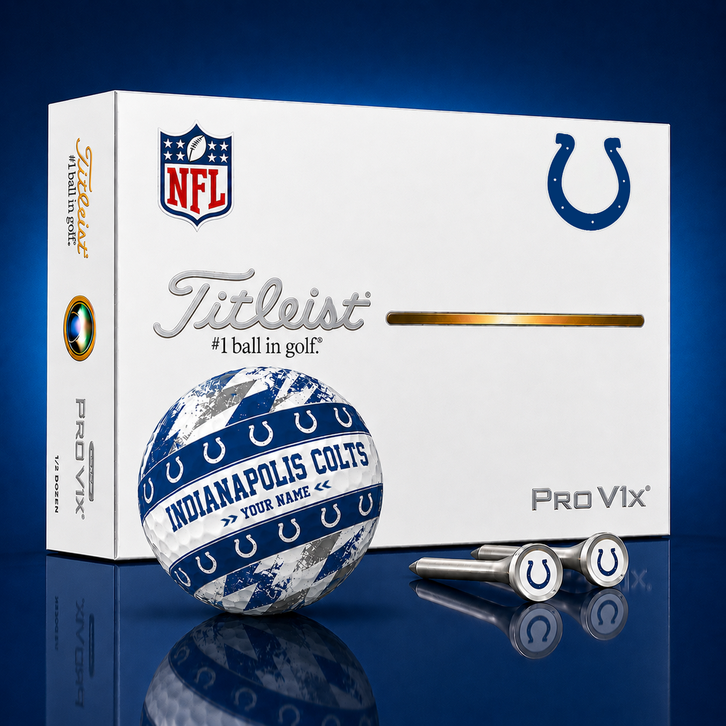 Titleist X Premium NFL IND PERSONALIZED GOLF BALL LIMITED EDITION