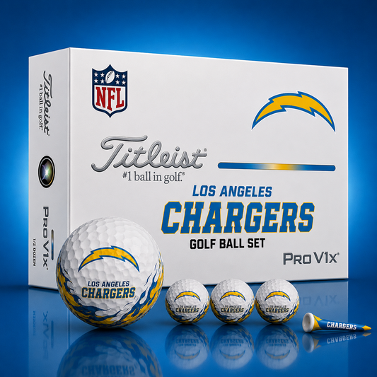 Titleist X Premium NFL LAC PERSONALIZED GOLF BALL LIMITED EDITION 2408 V2