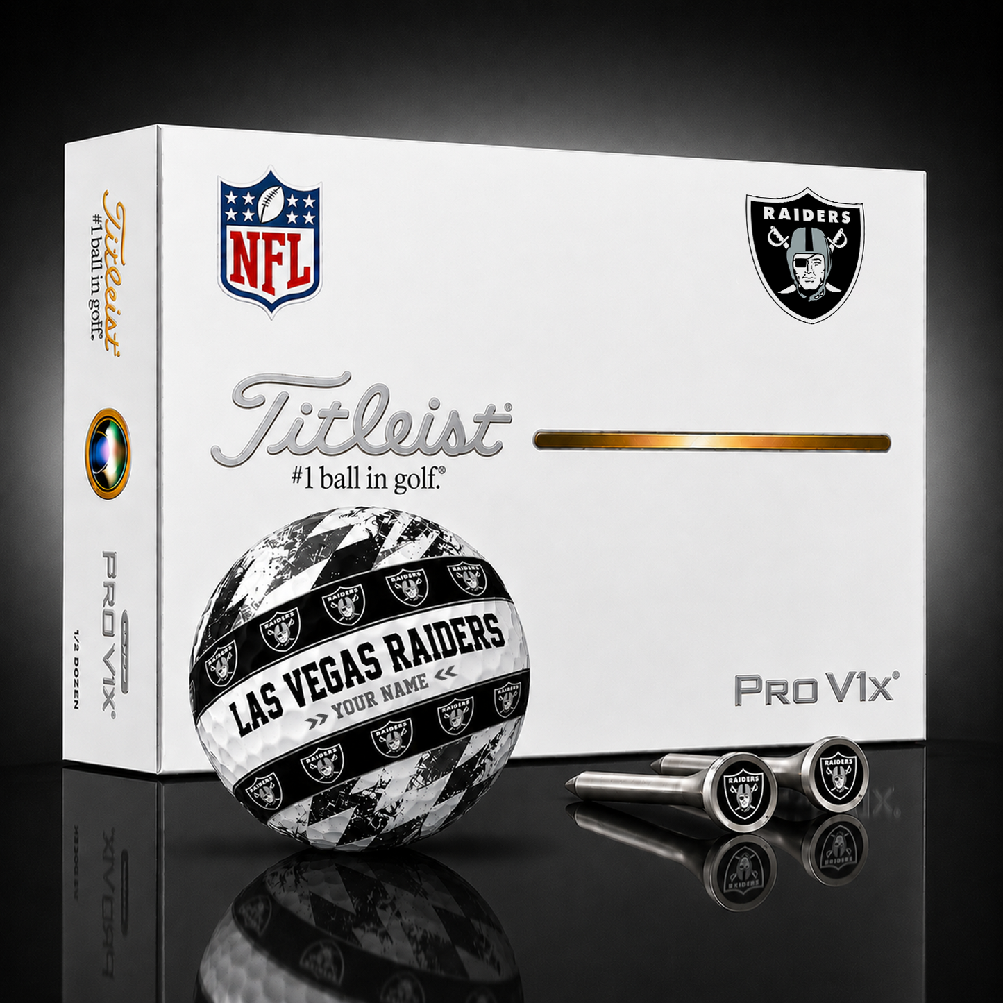 Titleist X Premium NFL LV PERSONALIZED GOLF BALL LIMITED EDITION