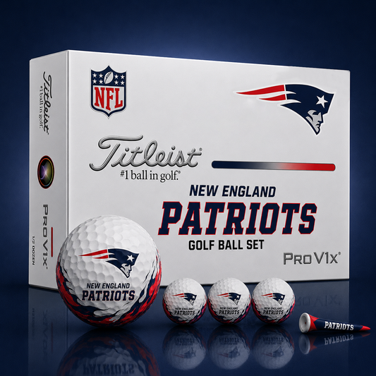 Titleist X Premium NFL NE PERSONALIZED GOLF BALL LIMITED EDITION 2408 V2