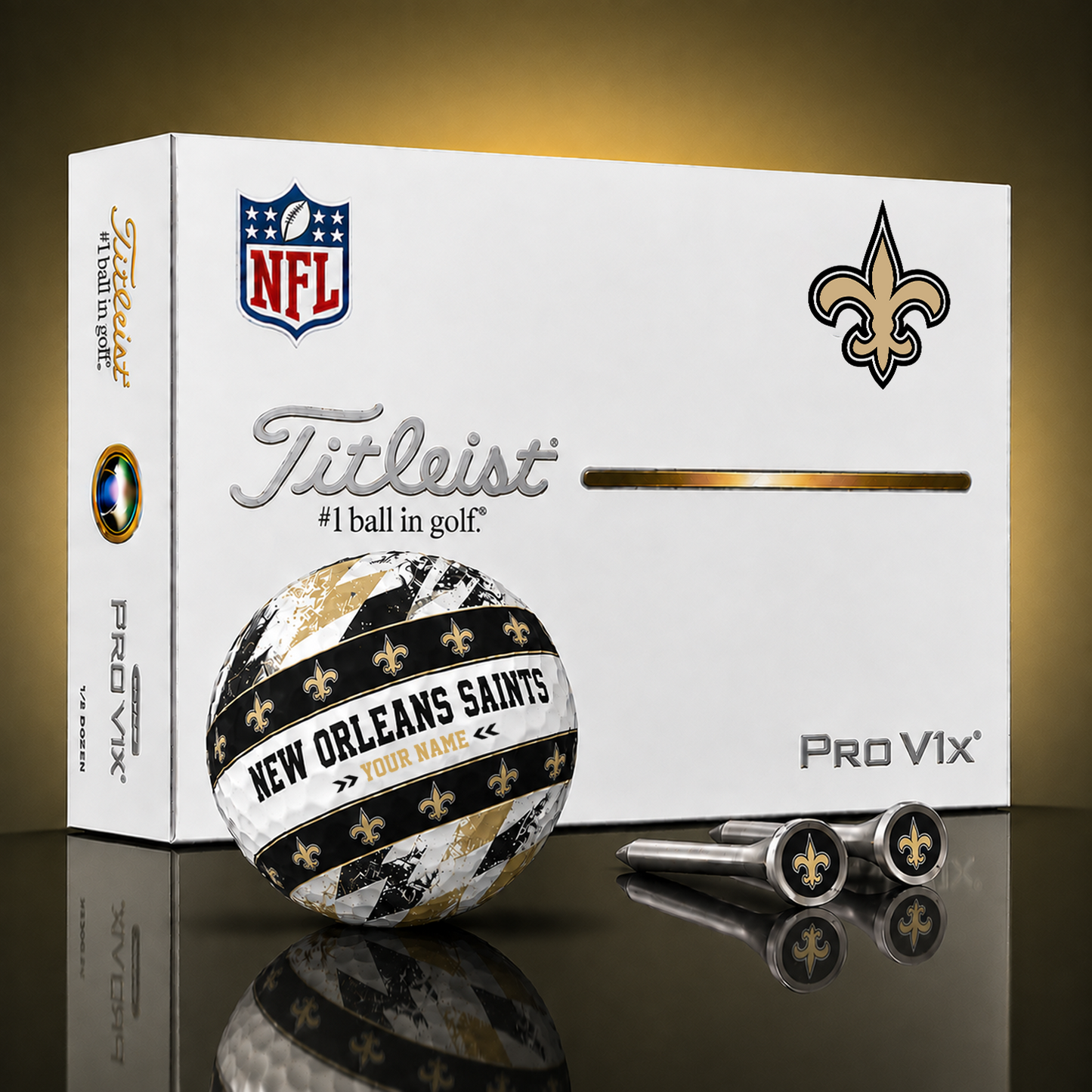 Titleist X Premium NFL NO PERSONALIZED GOLF BALL LIMITED EDITION