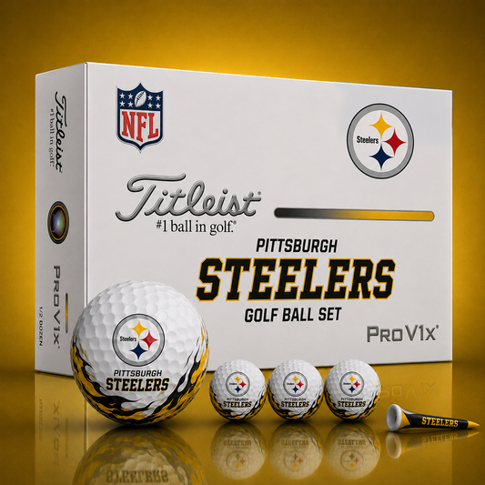 Titleist X Premium NFL PIT PERSONALIZED GOLF BALL LIMITED EDITION 2408 V2