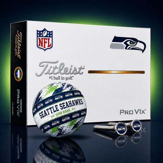 Titleist X Premium NFL SEA PERSONALIZED GOLF BALL LIMITED EDITION