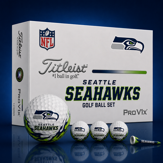Titleist X Premium NFL SEA PERSONALIZED GOLF BALL LIMITED EDITION 2408 V2