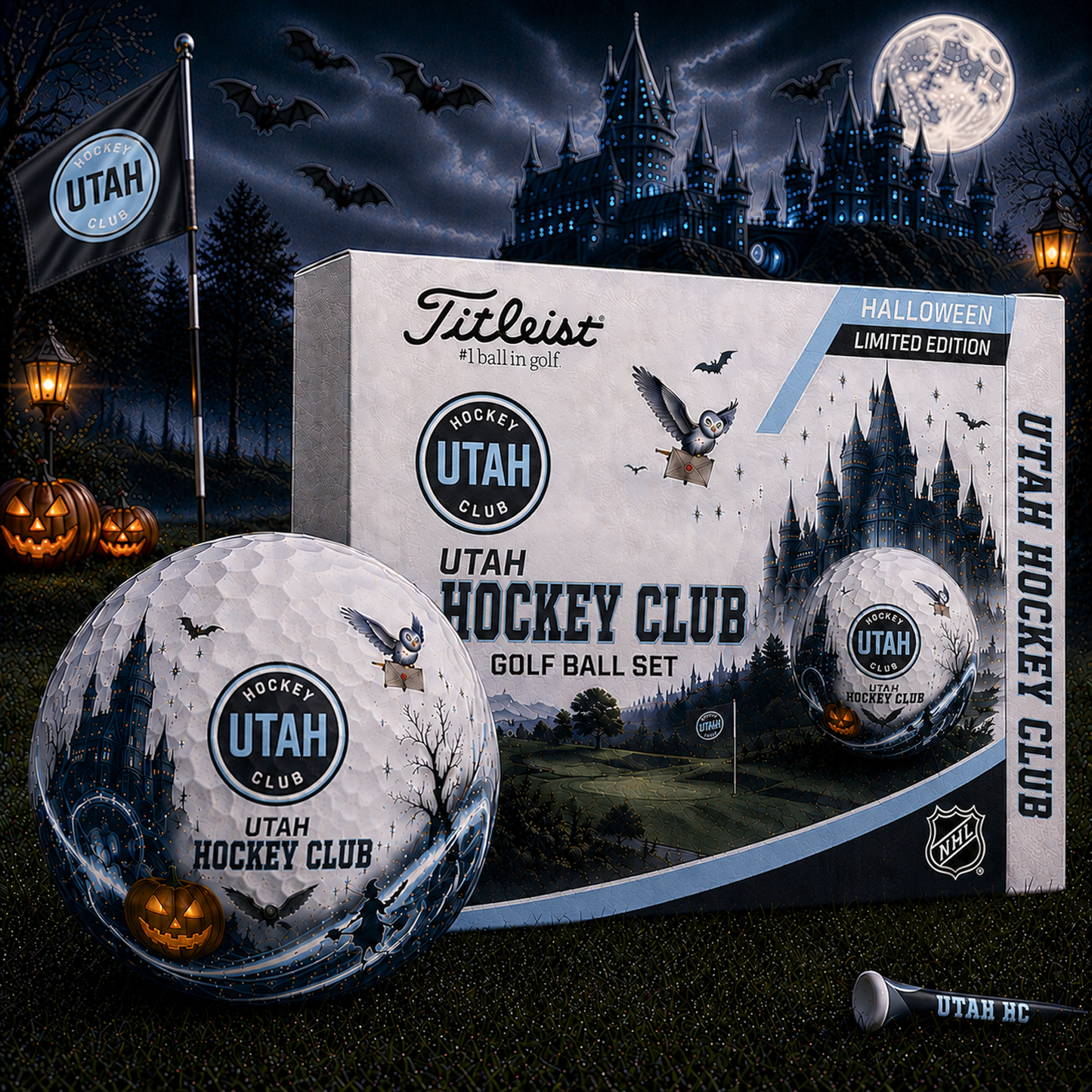UTA x NHL Halloween Edition Golf Ball Set Premium Golf Balls