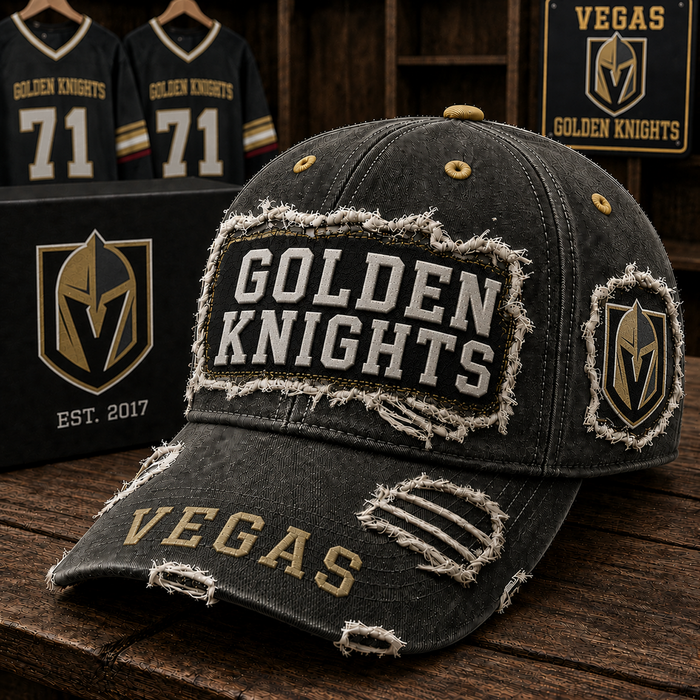 VGK x NHL Premium Patch Cap