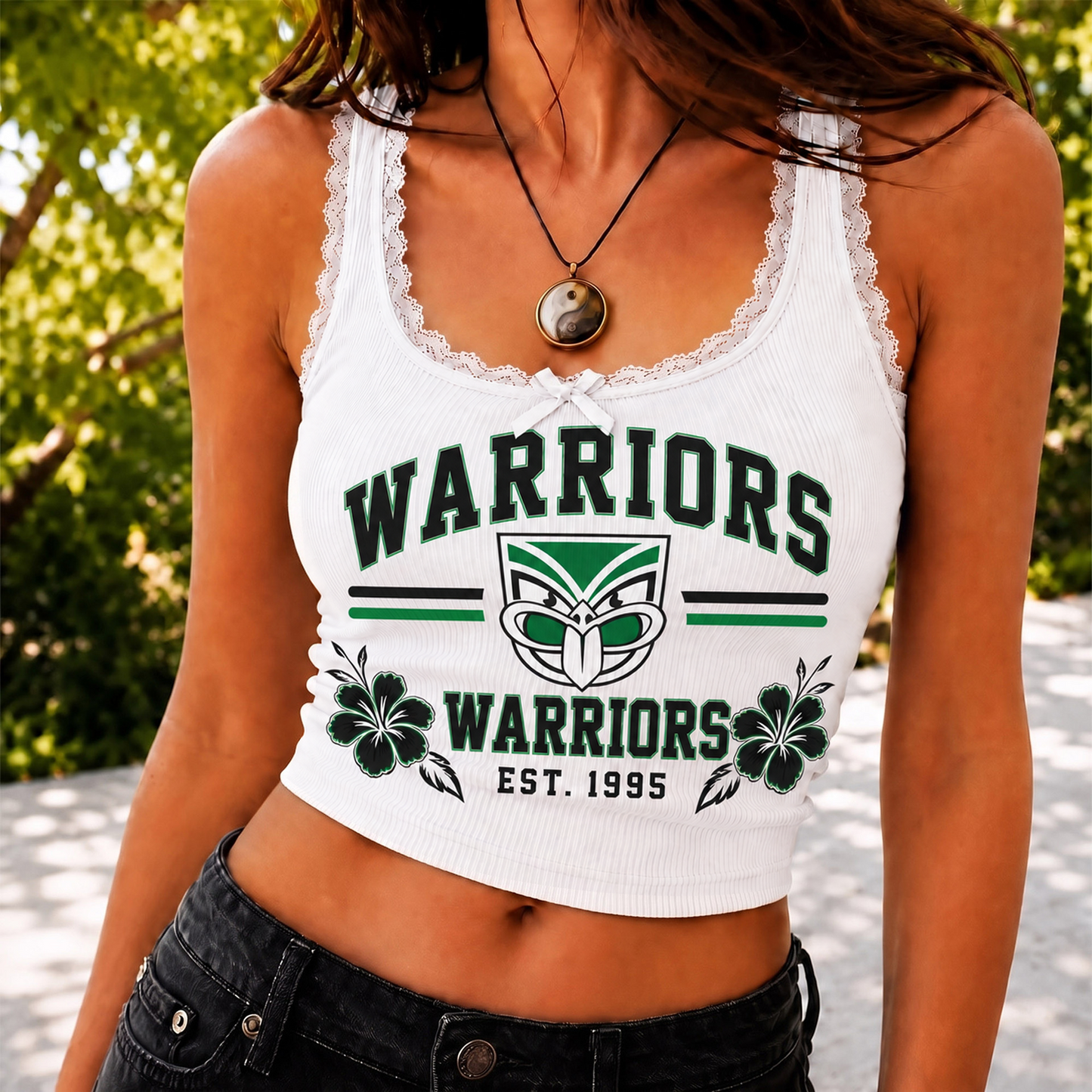 WAR x NRL Game Day Lace Tank Top Shirt