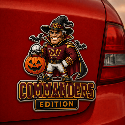 WAS x NFL Halloween Edition Car Namge Badge