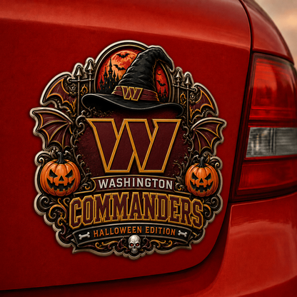 WAS x NFL Halloween Edition Car Namge Badge