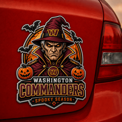 WAS x NFL Halloween Edition Car Namge Badge