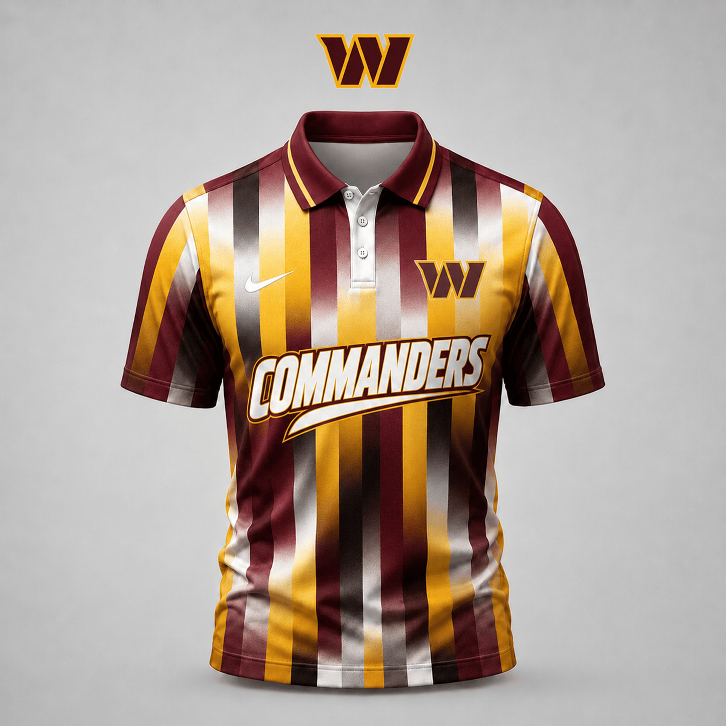 WAS x NFL Premium Team Polo Shirt For Men Football