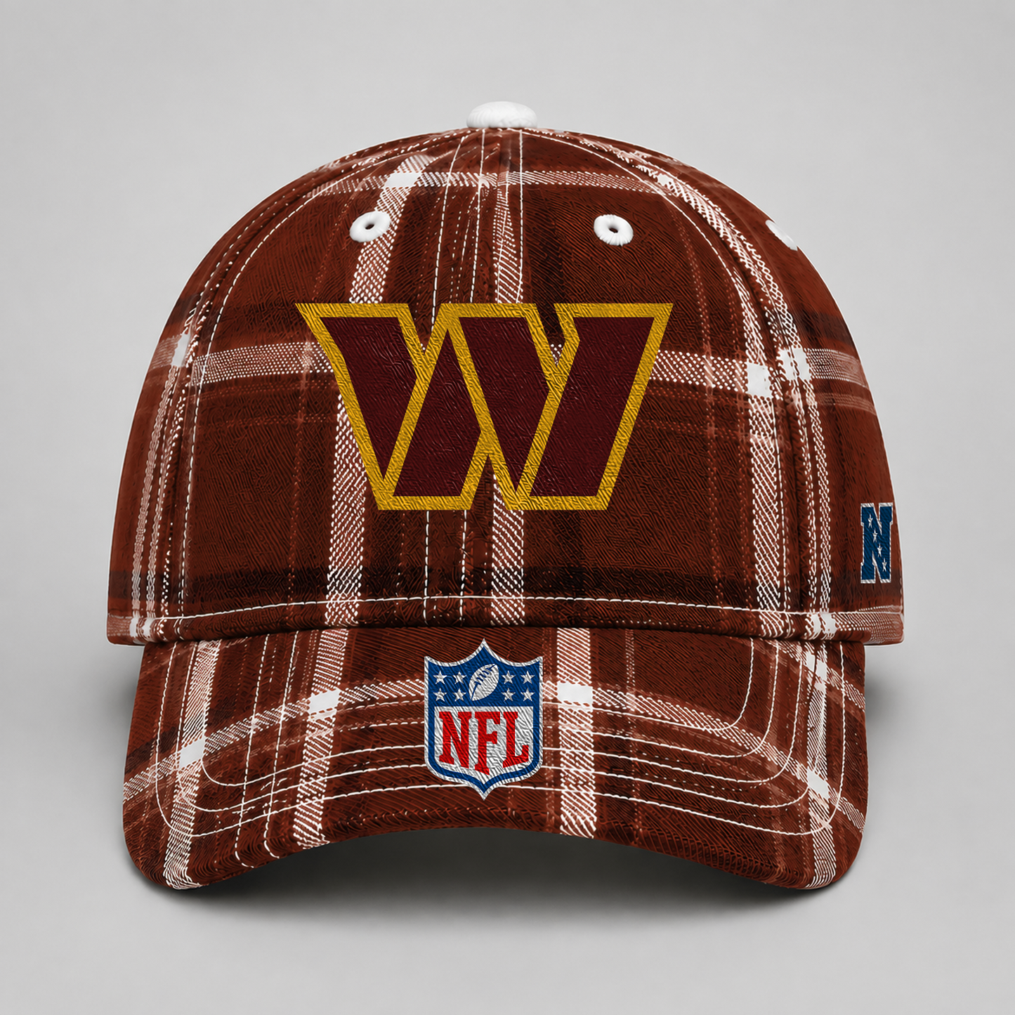 WAS x NFL Premium Varsity Plaid Cap