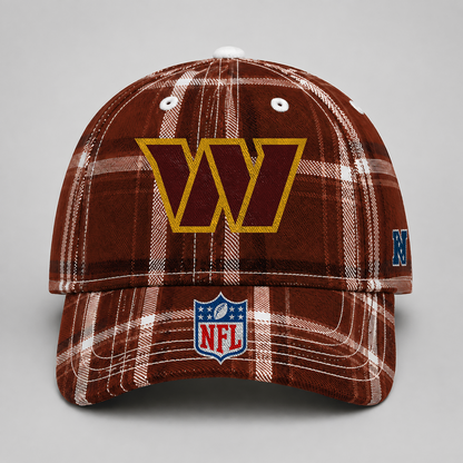 WAS x NFL Premium Varsity Plaid Cap