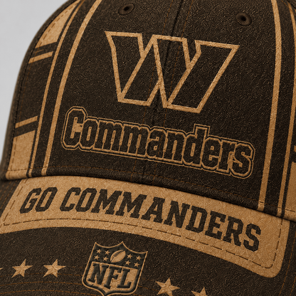 WAS x NFL Premium Vintage Leather Personalized Cap for Loyal Fans