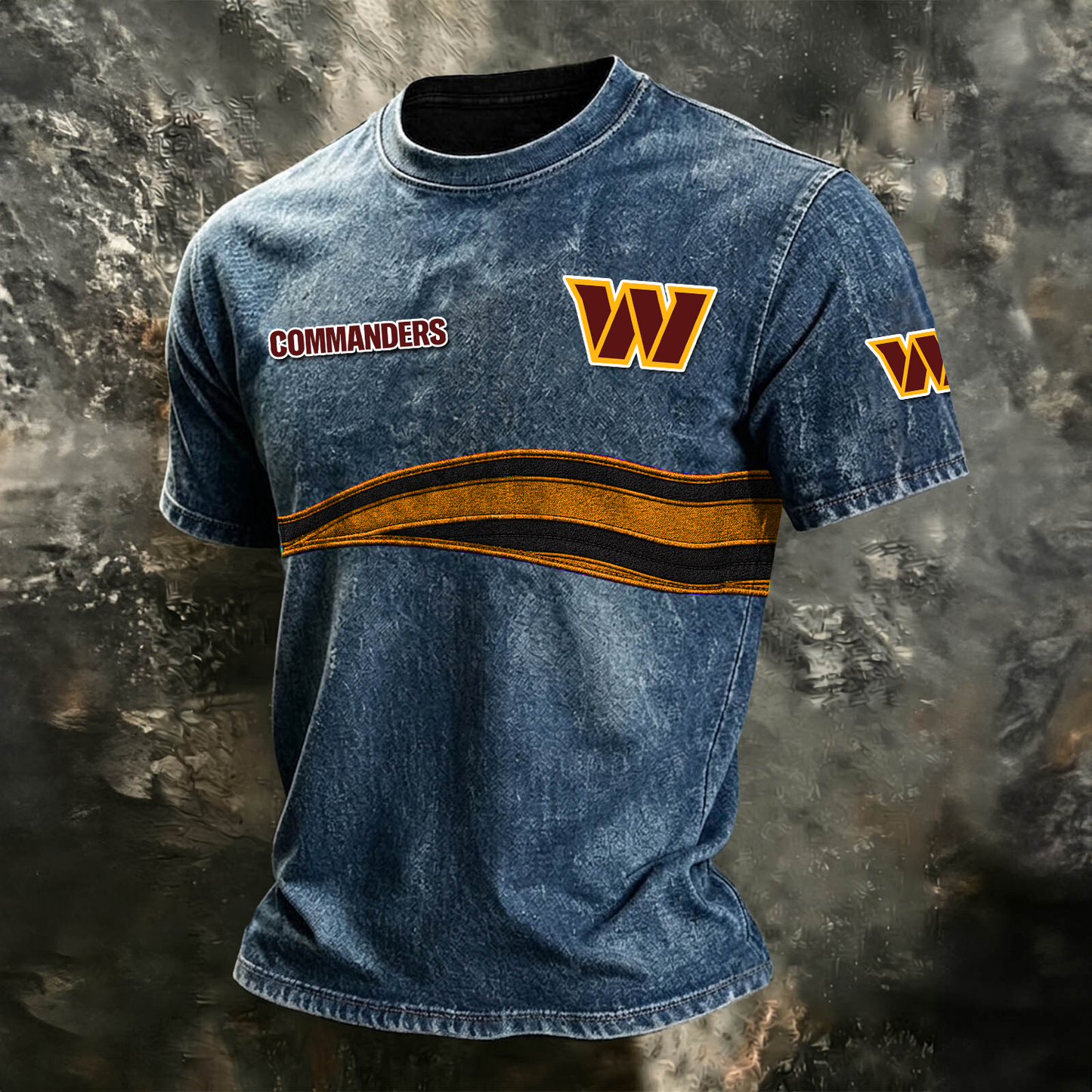 WAS x NFL Washed Cotton Retro Men's T-shirt
