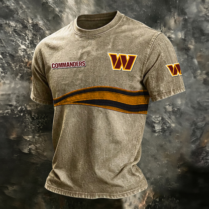 WAS x NFL Washed Cotton Retro Men's T-shirt
