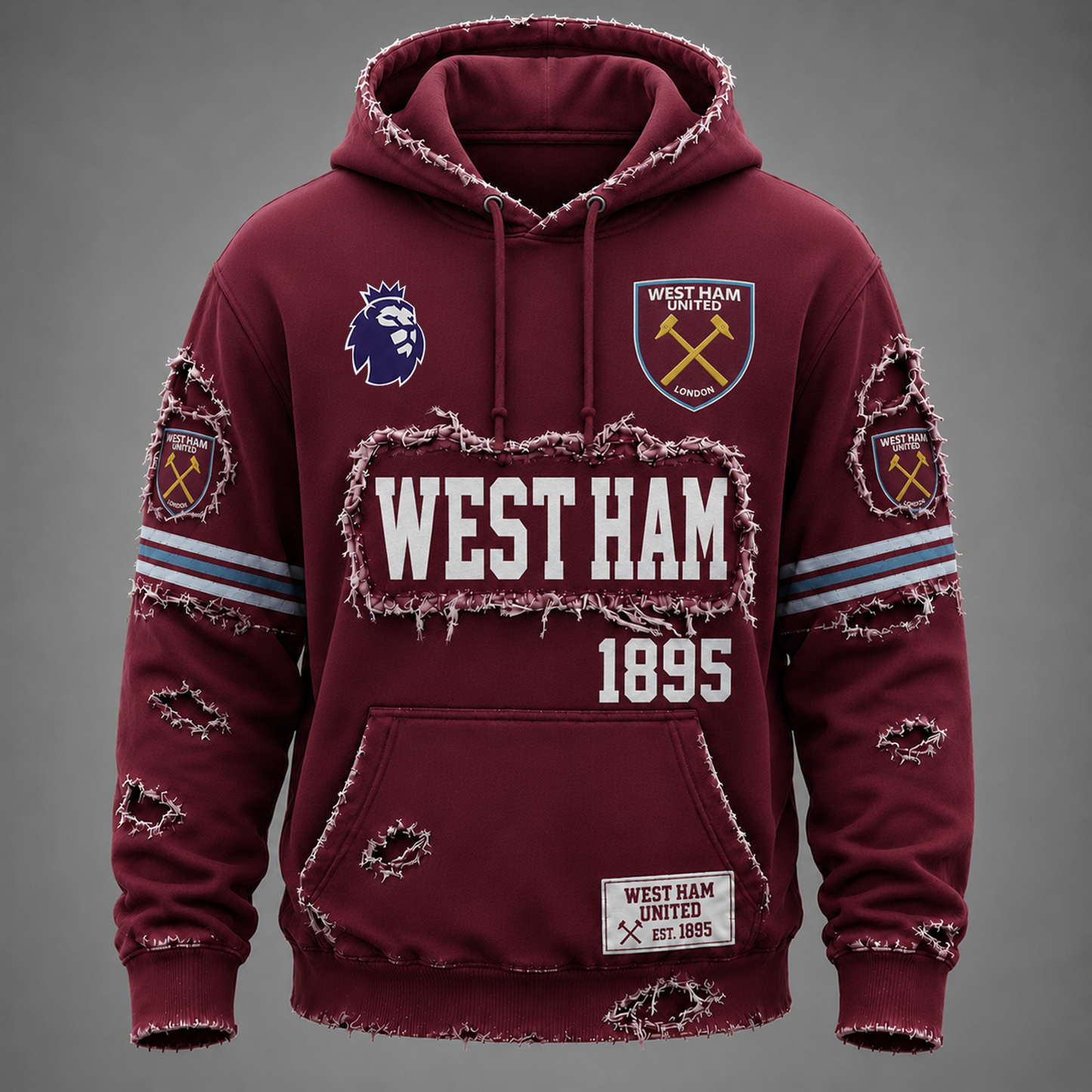 WHU x EPL LUXURY V-Neck T-Shirt 3005 DatND DVT
