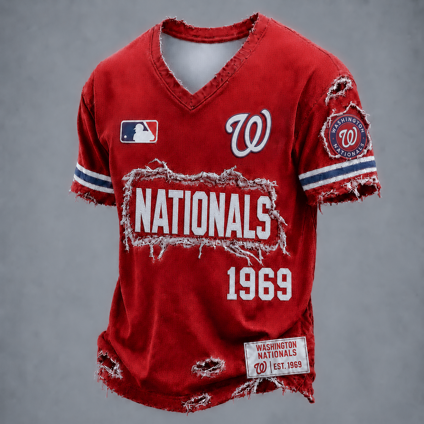 WSH x MLB LUXURY V-Neck T-Shirt 0406 DatND DVT