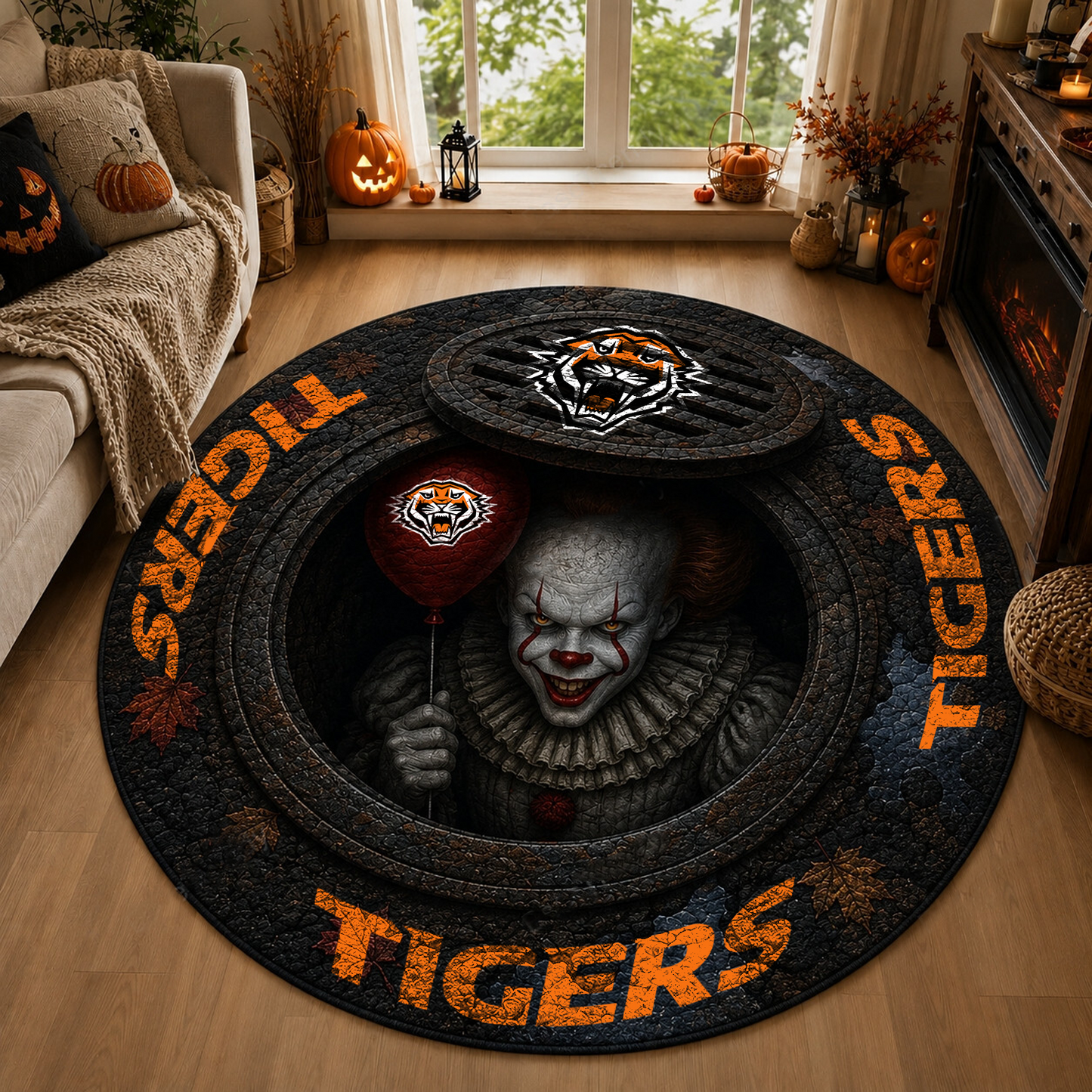 WT x NRL Halloween IT Rug
