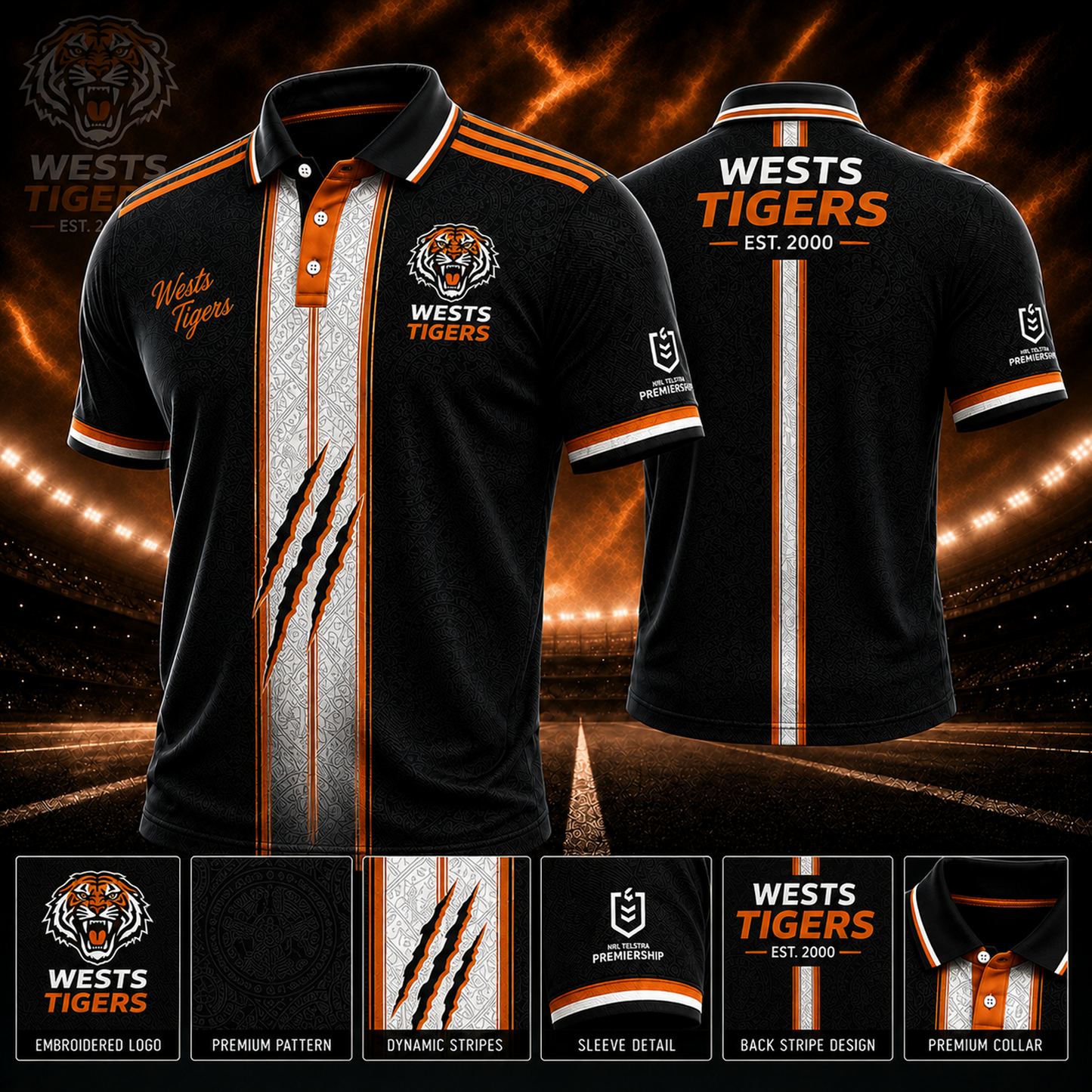 WT x NRL Polo Shirt Limited Edition