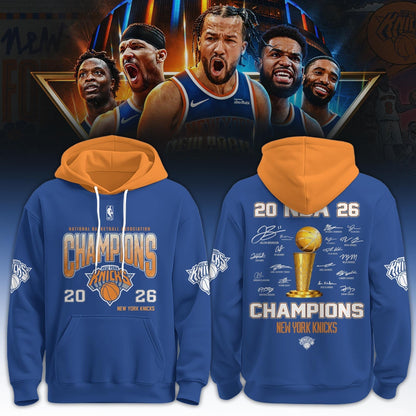NYK x NBA Champion 2026 Aparael 3D V2 DATND TANTD
