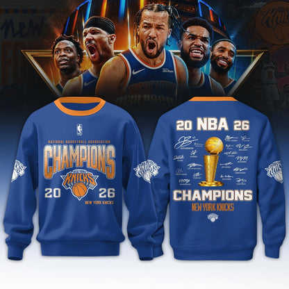 NYK x NBA Champion 2026 Aparael 3D V2 DATND TANTD
