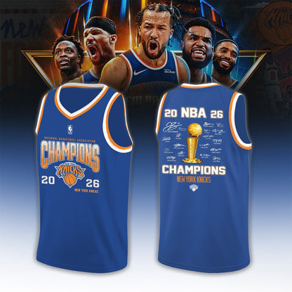 NYK x NBA Champion 2026 Aparael 3D V2 DATND TANTD