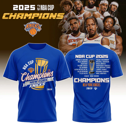 NYK x NBA 2025 NBA Cup Champions Aparael V1 DATND TANTD
