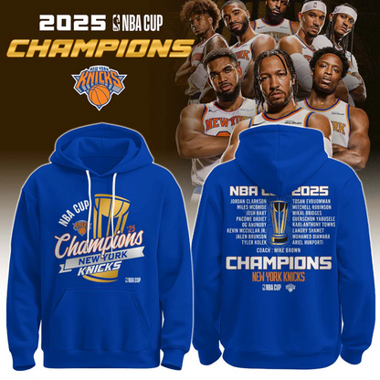 NYK x NBA 2025 NBA Cup Champions Aparael V1 DATND TANTD